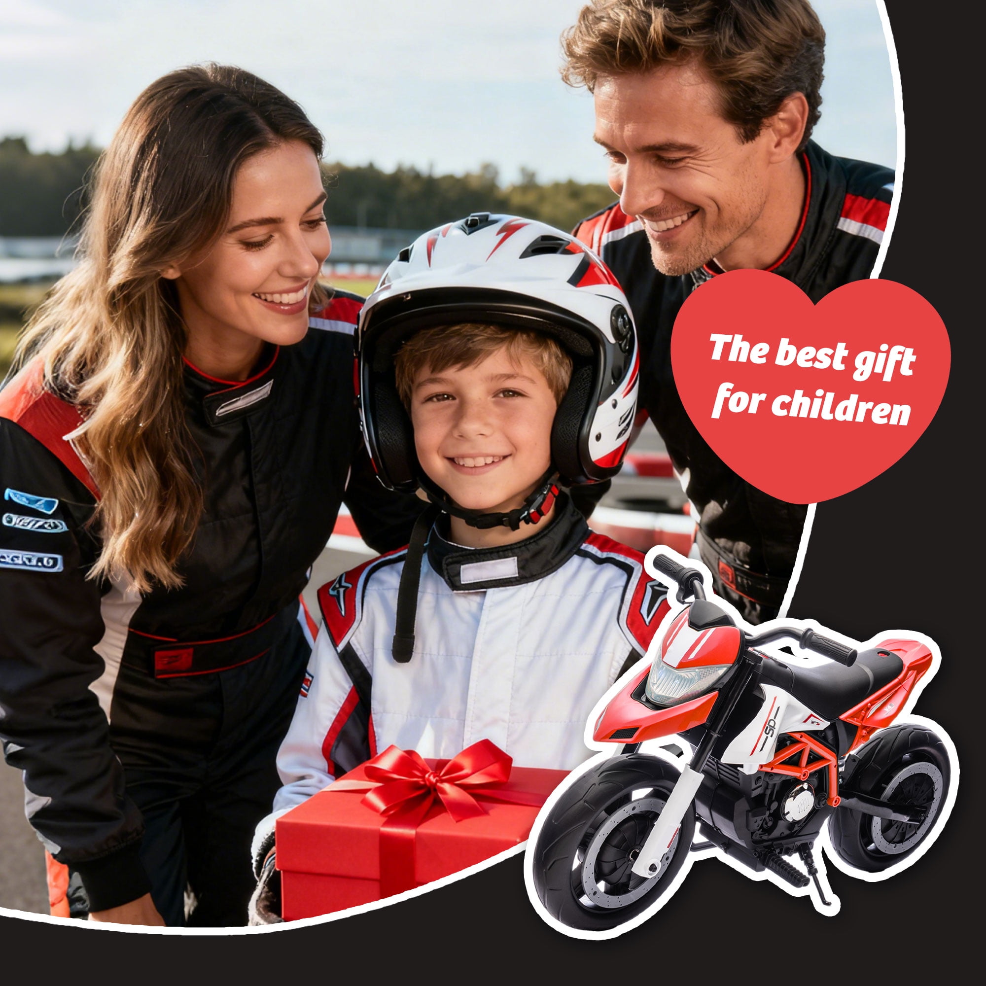 Xuanlur 24V 9AH Electric Motorbike, 9 mph & 110lb Max, 200W Ride on Motorcycle for Big Kids w/EVA Tires, LED Lights & Power Display, 2 Speed, Bluetooth, Music, Electric Motorcycle for Ages 6+, Red