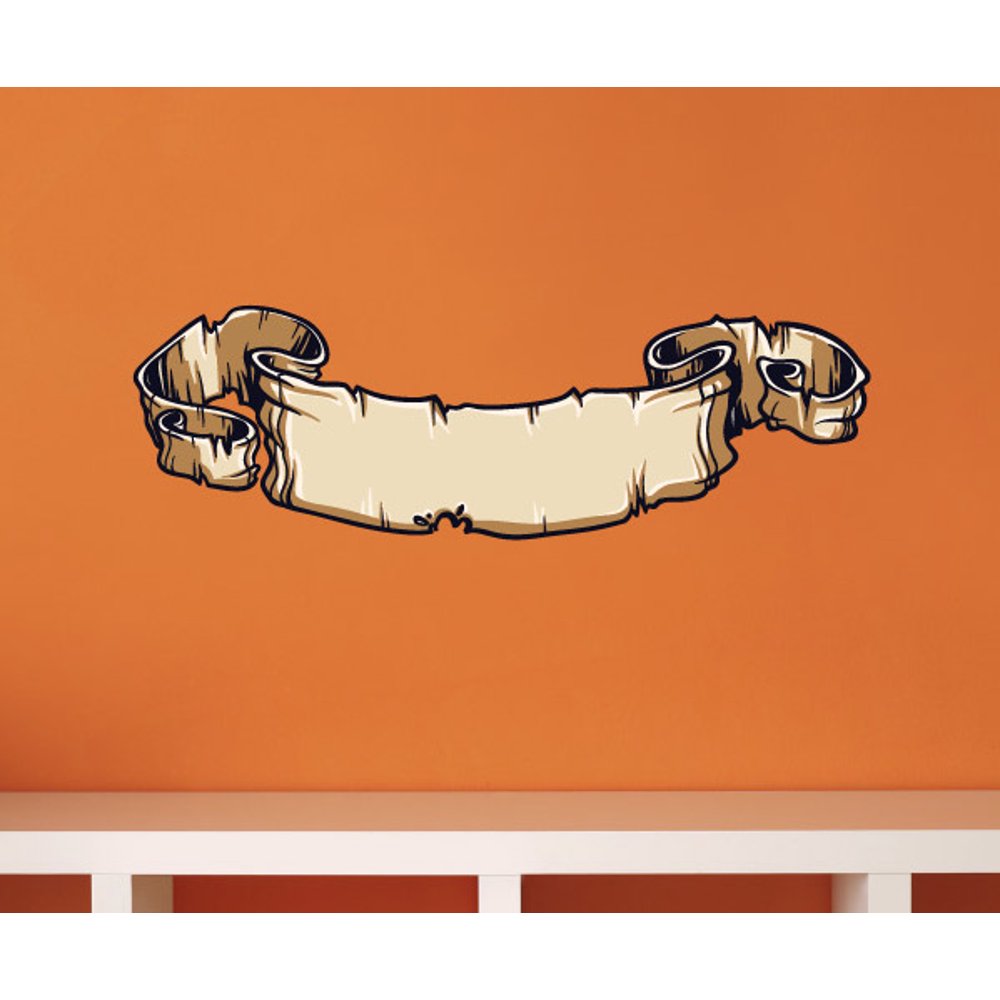 Scroll Wall Decal Vinyl Decal Car Decal Idcolor001 25 Inches