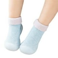 thumbnail image 6 of Actoyo 0-4T Baby Toddler Kids Thickened Socks Shoes Winter Super Warm Rubber Boots Sneakers Indoor Floor Shoes, 6 of 8
