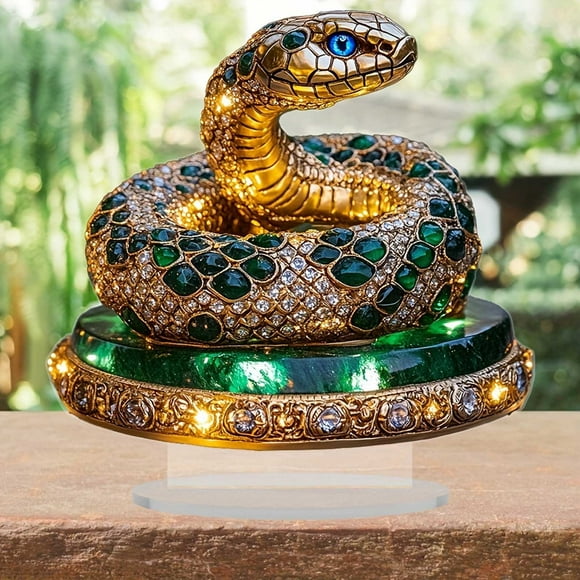 2025 Snake Acrylic Tabletop Decoration Bohemian Theme Year Presents