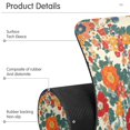 thumbnail image 4 of Yayeee Faucet Mat for Kitchen Sink 30" Diatomite Long Splash Guard Pad, Orange Japanese Flowers Pattern, 2 Pack, 4 of 7