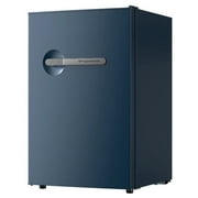 Frigidaire 4.5 Cu. ft. Compact Retro Fridge with Built-in Side Bottle Opener, Mini Fridge with Chiller Compartment, Azure