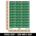 thumbnail image 2 of Artwork Do Not Bend Potted Plant Sticker Set - Dark Green - Gloss Finish - 1.75" Medium, 2 of 7