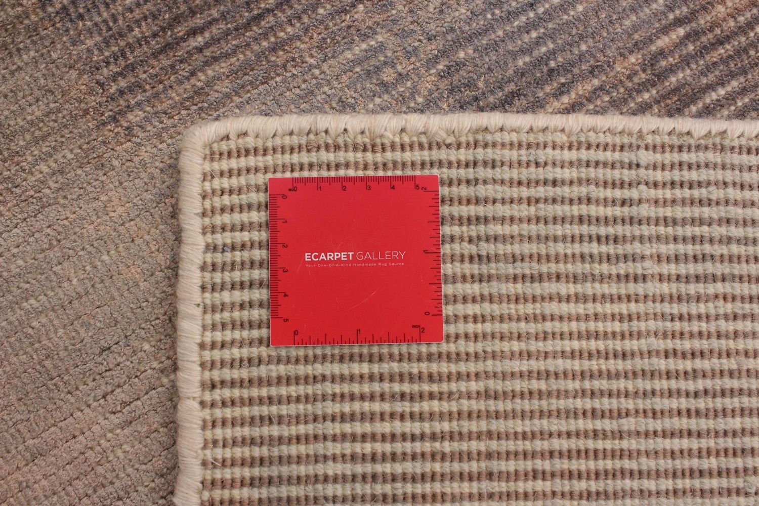 ECARPETGALLERY 5'0" x 7'7" Transitional Galleria Hand-knotted Area Rug for Living Room, Dining Room and Bedroom in Ivory