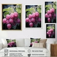 thumbnail image 4 of Designart "Radiant Raspberry In Lustrous Lilac I" Fruits Wall Decor, 4 of 7