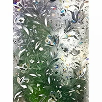 LAMIRO Static Cling Window Frost Film - Easy Application, Reusable Privacy Sticker for Glass - 17.72 X 39.37 in Frosted Glass Window Film