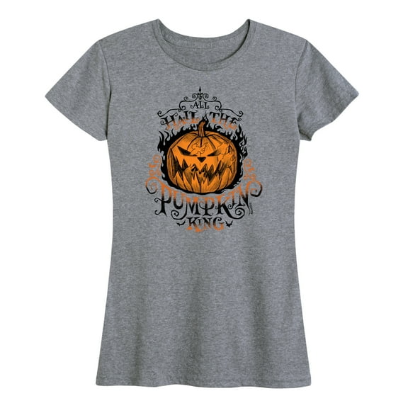 The Nightmare Before Christmas - All Hail Pumpkin King - Women's Short Sleeve Graphic T-Shirt