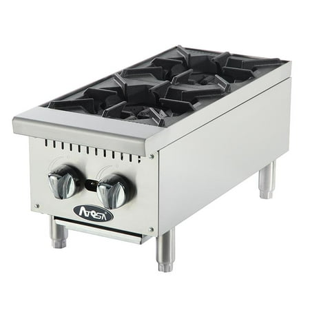 American Range Heavy Duty Range - Atosa ATHP-12-2, 12-Inch Heavy Duty Two Burner Hot Plate / Countertop Range