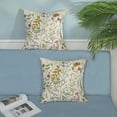 thumbnail image 3 of Sage Green Pillow Covers 18x18 Inch Set of 2, Wildflowers Flower Plant Throw Pillows Spring Farmhouse Decor Summer Decorations Floral Pillowcase Square Outdoor Cushion Case for Couch Home, 3 of 6