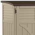 thumbnail image 2 of Suncast 34 cu. ft. All-Weather Resin Horizontal Outdoor Storage Shed, Taupe, 2 of 9
