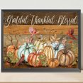 thumbnail image 1 of Pintura de diamante 5D DIY, kit de calabaza con taladro redondo completo, decoración del hogar, 40x30cm, 1 of 9