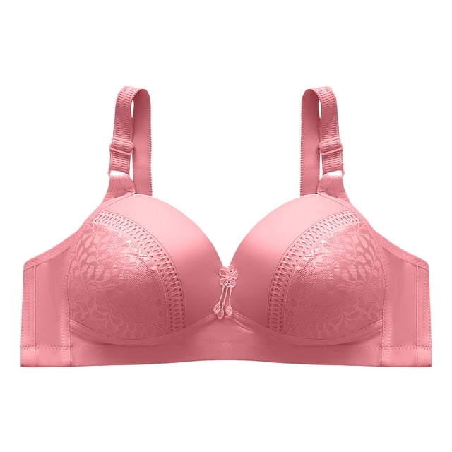 Yuyuzo Wireless Push up Bras for Women Full Coverage Seamless Solid Color Adjustable Strap Daily Bra