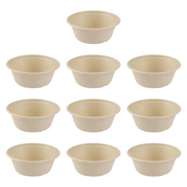 10 Uds. de tazones para helado, tazones para servir fiestas, recuerdos para fiestas y eventos, vasos de papel Premium para postre, cuencos desechables
