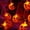 C, variant on Halloween Decoration Outdoor Pumpkin LED String Lights, 3m 20 LED Battery Operated, Purple Orange Skull Pumpkin Garland Lights, Party Decor