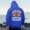 thumbnail image 1 of MHFRRA Sudaderas y Sudaderas para Hombre para Uso Casual, Suéter Acogedor con Diseño Estampado, Ajuste Holgado para Otoño E Invierno Azul, 1 of 5