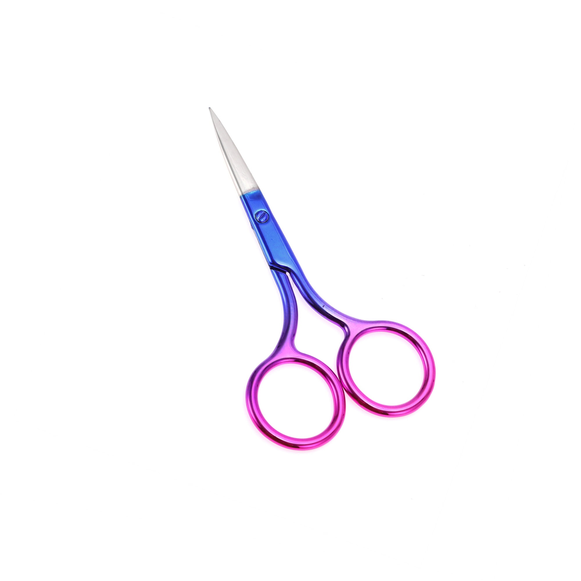 Unique Bargains 1 Pc Fine-edged Scissors Facial Hair Bedroom Blue Pink