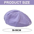thumbnail image 2 of Boina de verano para mujer, de color caramelo, con circunferencia de 56 a 58 cm, fina, con protección solar, 2 of 5