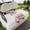 Beige Pink, variant on Golf Cart Seat Covers for 2 Seater, Spring Floral Soft Microfiber Cart Seat Towel Blanket, Botanical Flower Leaf Plant Absorbent Breathable Non Slip Bench Seats Protector for Golf Course 51"x31"