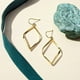 thumbnail image 5 of Pendientes de aro de plata de ley con diseño de infinito chapados en oro de 14 quilates para mujer MFZFUKR HMJM277-2, 5 of 6