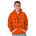 thumbnail image 5 of You Decide Happy Sad Emoticon Cute Unisex Plus Size Hoodie Brisco Brands 3X, 5 of 6