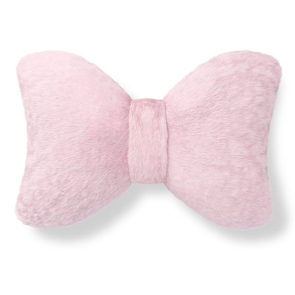 Mainstays Kids Bow Throw Pillow, 19" x 13"