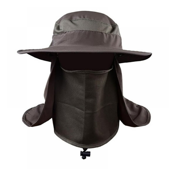 Fishing Flap Caps Sun Cap Men Women Windproof Sunshade Detachable / Removable Ear Neck Cover Fishermen Hat Outdoor Sportswear Accessories