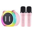 thumbnail image 3 of And Karaoke Machine with 2 Wireless Microphones BT Microphone and Speaker KTV Set with RGB Light Effects Handheld Mic Portable Karaoke System Rechargeable for Home Party Outdoor, 3 of 6