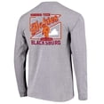 thumbnail image 3 of Youth Gray Virginia Tech Hokies Retro Script Long Sleeve T-Shirt, 3 of 3
