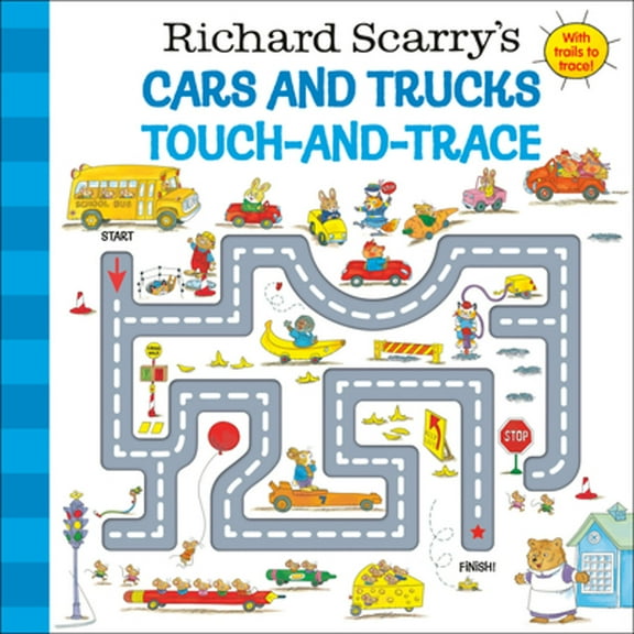 Pre-Owned Richard Scarry's Cars and Trucks Touch-And-Trace (Board book) 0593808339 9780593808337