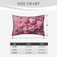 thumbnail image 4 of Balery Pink Glitter Heart Candy Bedding Queen Pillow Cases - Envelope Closure - Soft Brushed Microfiber Fabric - Shrinkage and Fade Resistant Pillow Cases-, 4 of 6