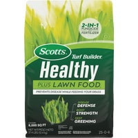 Scotts Turf Builder Healthy Plus Lawn FoodFL, 2-in-1 Fungicide and Fertilizer, Helps Grass Withstand Summer Stress, 8,000 sq. ft., 27.40 lbs.