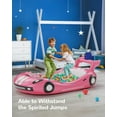 thumbnail image 3 of Inflatable Kids Bed, Toddler Travel Bed with Sides, for Camping, Traveling, Hotel, or Home Use, Hand Pump Included (Pink), 3 of 6