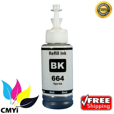 CMYi Compatible Epson 664 / T664120 EcoTank Black Ink Bottle 1-Pack