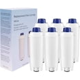 thumbnail image 1 of 6 Pack Water Filter Replacement for DeLonghi* Filter DLSC002 ECAM 22.110,Esam,ETAM, DLS C002,SER3017,5513292811,EC680,EC800, 1 of 7