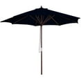 thumbnail image 5 of 9' Wood Market Umbrella, Multiple Colors, 5 of 7
