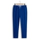 thumbnail image 1 of Pantalones largos para hombre, color liso, informales, a la moda, con cintura elástica, holgados, de pierna ancha, rectos, de poliéster, 1 of 6