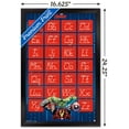 thumbnail image 3 of Marvel Comics - Avengers - Alphabet - Write Letters Wall Poster, 14.725" x 22.375", Framed, 3 of 5