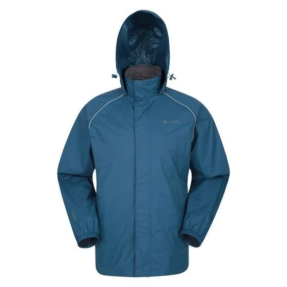 Mountain Warehouse Men's Waterproof Rain Jacket Breathable Coat Packaway Bag