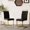 Black, variant on Faux Leather Dining Chairs with Instruction / Quick Assembly in Kitchen