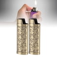 thumbnail image 1 of 2 Pcs Étui Vintage en Alliage de Zinc Classique Élégant Floral Estampé Housse de Protection, 1 of 7