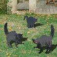 thumbnail image 4 of Carteles de Halloween Inteprter silueta de gato negro decoración para fiestas A, 4 of 6