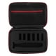 thumbnail image 2 of Caja de almacenamiento pa afeitadora con forro suave, estuche rígido caída, bolsa pa afeitadora Cremallera roja Colcomx Almacenamiento de máquinas de afeitar, 2 of 6