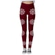 thumbnail image 1 of WILLBEST Leggings de Yoga de Cintura Alta para Mujer con Estampado de Copos de Nieve Navideños, Mallas Deportivas para Fitness Y Ropa Informal. Extra Grande, 1 of 4