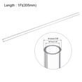 thumbnail image 2 of Tubo de Policarbonato RigRound Claro Uxcell 1/4 Pulgada (7mm) x 3/8 Pulgada (10mm) x 1Ft (305mm) Longitud, 2 of 7
