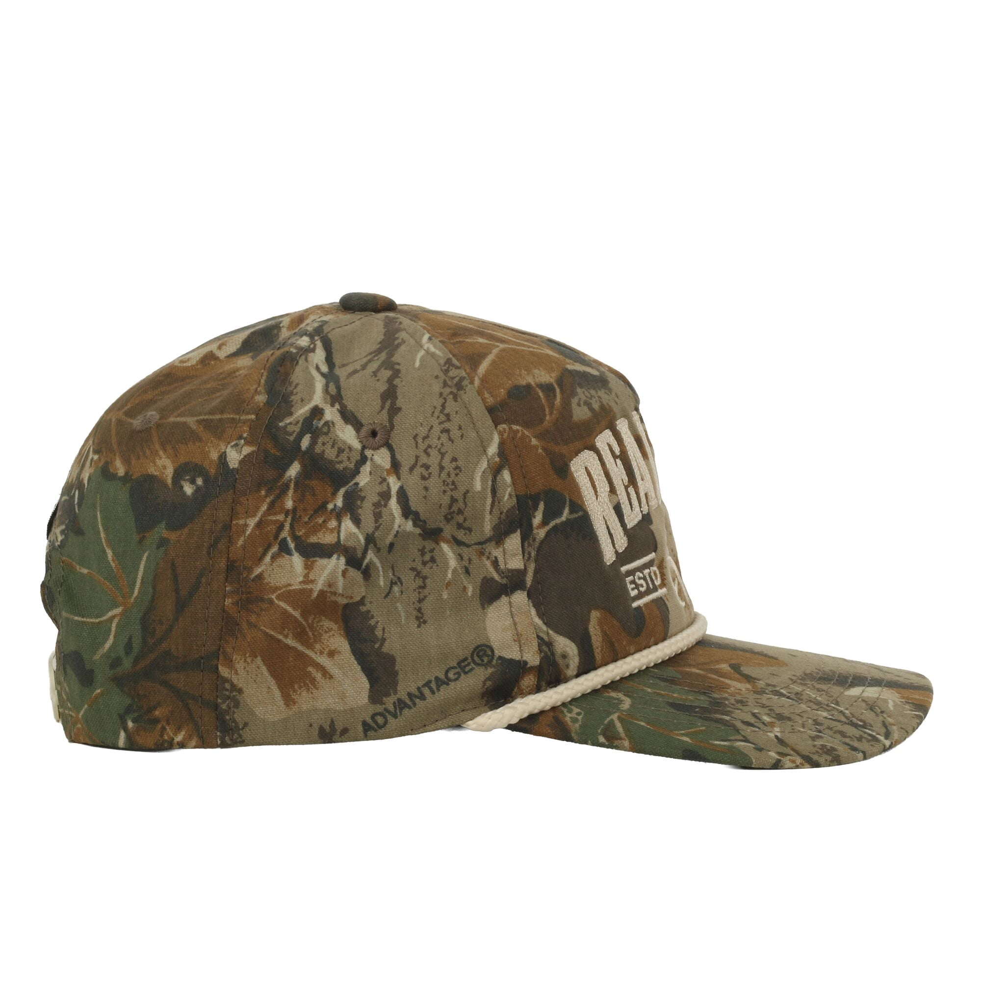 Realtree® Advantage Classic Camo Cap – Foam Front Flat Bill Snapback, One Size