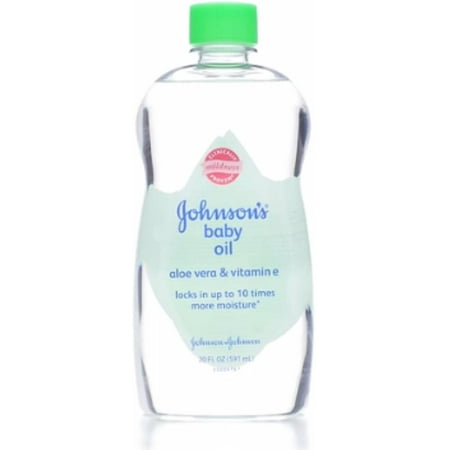3 Pack - JOHNSON'S Aloe Vera & Vitamin E Baby Oil 20 oz