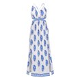 thumbnail image 4 of Leutsin Robe d'Été pour Femme à Imprimé, Taille Haute, Dos Nu, à Bretelles, Style Bohème, Grande Taille, 4 of 8