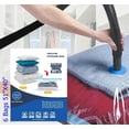 thumbnail image 6 of 10 Pack: x6 53x40 Size Space Saver Storage Vacuum Seal Organizer Plastic Bag + 4 Travel Roll Up Bags, 6 of 9