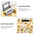 thumbnail image 5 of Balery Luggage Cover Shiba Inu Dog and Sunflower Print Suitcase Covers for Luggage Elastic Washable Suitcase Protector Fits 18-32 Inch Luggage-Small, 5 of 9