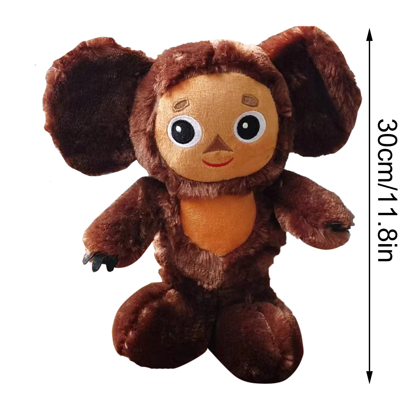 Cheburashka Plush Toy Cartoon Monkey Plush Doll Gift for Boys Girls  Cheburashka Monkey Stuffed Toys 20CM